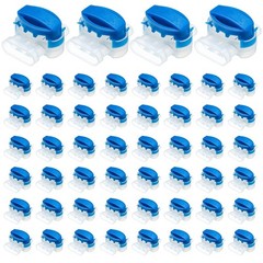 60 Pack 3 Way IDC Wire Connectors Self Stripping Pigtail 22-14 AWG Cables