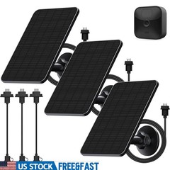 3 Pack Solar Panel Charger Blink Outdoor Camera W/ 360° Mount IP65 Waterproof US