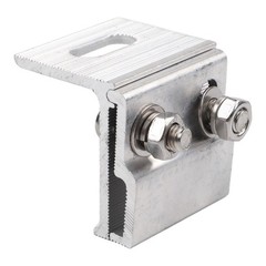 Roof Seam Clamp Aluminum for Photovoltaic Solar Installation 45mm 52mm Size