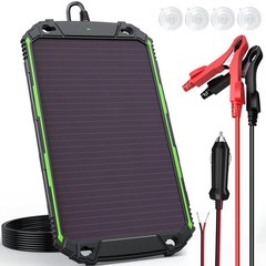 5W 12V Solar Battery Charger Maintainer, Smart MPPT Controller, Waterproof Trick