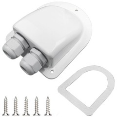 Waterproof Solar Cable Entry Gland with Leak-Proof Rubber Gaskets, ABS Double…