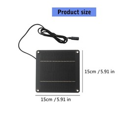 Efficient 4W 12V Solar Panel Kit Waterproof ABS Housing for Garden Street Light
