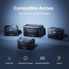 BLUETTI B500K 5120Wh Power Station Smart Expansion Battery for Apex 300 Backup