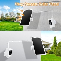 Compact 6W Solar Panel for Ring Cameras – Easy Install & 360° Adjustability