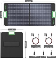 100W Waterproof Solar Panel, Foldable & Lightweight for Off-Grid Adventures