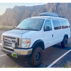 Easy Lensun 110W Hood Flexible Solar Panel for Ford Cargo Van E250 E350 E450