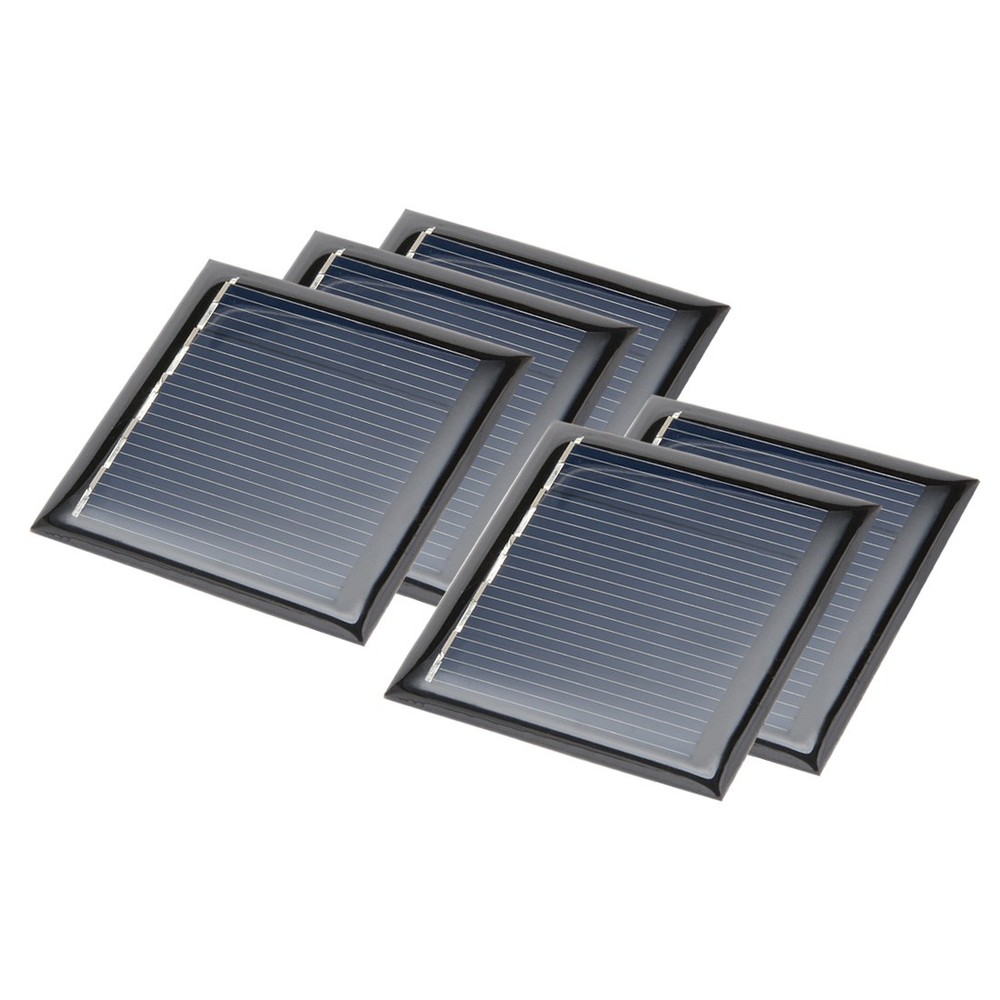 5pcs 2.5V 100mA Poly Mini Solar Cell Panel Module DIY for Light Charger