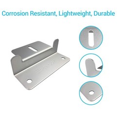 Renogy Solar Panel Mounting Z Brackets Lightweight Aluminum Corrosion Free