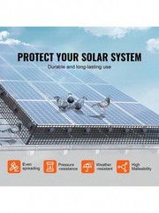 New PVC Coated Steel Solar Mesh 6x100ft Pest Barrier Durable Critter Guard Kit