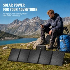 300W Portable Folding Solar Panel 36V 4-in-1 charging cable for Home RV Camping