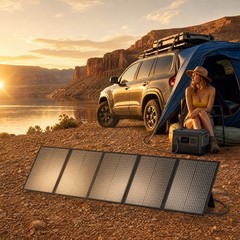 300W Portable Folding Solar Panel 36V 4-in-1 charging cable for Home RV Camping