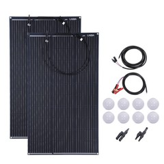 400 Watts Solar Panel Kit 12Volt Battery Charger w/ Controller Caravan Boat RV