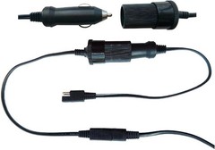 Versatile 16FT SAE Extension with Battery Clamps & LED Indicator for 12V Charge