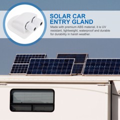 RV Roof Entry Gland Solar Cable Camper Project Panel Wiring Accessory