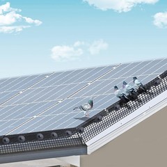 8in x 98ft Weather-Resistant Critter Guard for Solar Panels – Secure Your Roof