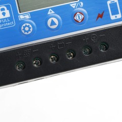 60A Solar Panel Battery Regulator Charge Controller PWM LCD Dual USB 12V24V