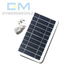 5V 2W Solar Panel Output USB Outdoor Portable Solar System Mobile Phone Charger