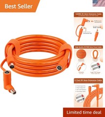 Versatile 15FT Extension Cable for Solar Panels – 14AWG, Flame-Retardant Design