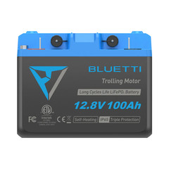 Bluetti B1210 12.8V 100Ah LiFePO4 IP65 Trolling Motor Battery For Off Grid Power