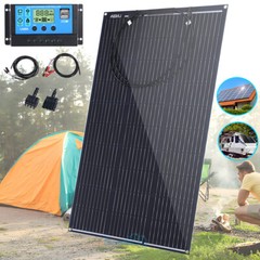 200W 400W Solar Panel Mono 12V/24V for Sunshed RV, 5000W Inverter & Controller