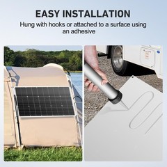 DOKIO 400W Flexible Solar Panels OFF-Grid RV Waterproof Monocrystalline Solars