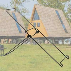 2pcs x Solar Panel Stand Mobile Rack Foldable Adjustable Holder Support Bracket