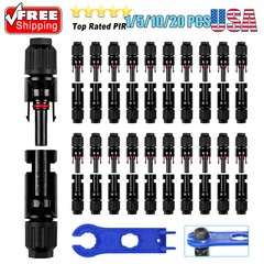 1~20 X Solar Pannel Cable Connector Waterproof Male Female Wire Joiners