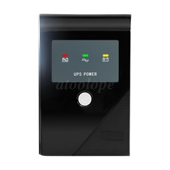 Backup UPS Power Supply 500VA 300W Battery Backup Device with 3 Outlets