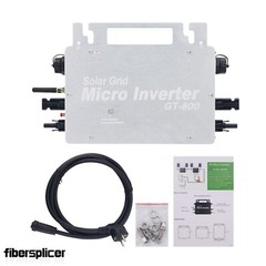 GT-800W Silver Solar Grid Micro Inverter Solar Inverter Enables Phone Monitoring