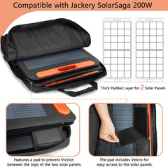 Carrying Case for Jackery Solar Panels | Fits 2 Jackery SolarSaga 200W Bifacial