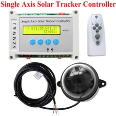 6000N Single Axis Solar Tracker -12V Linear Actuator Controller +Wind Sensor Kit