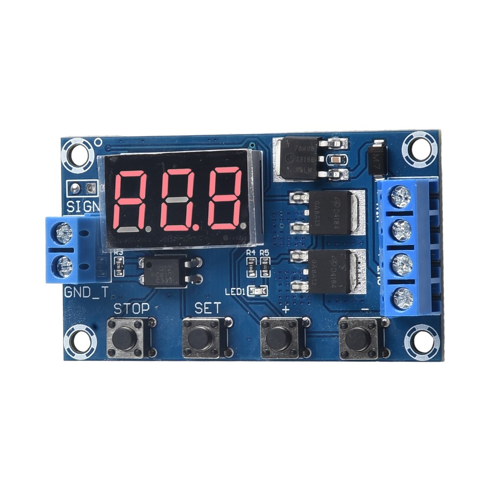 Digital for relay Delay Board MOS Timer Tube Control Switch Trigger DC5V