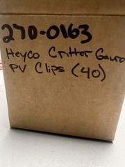 Heyco 270-0163 Critter Guard PV Clips – 40-Pack Solar Mesh Fasteners