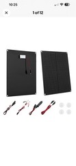 VEVOR Solar Battery Charger Maintainer 30W 12V Solar Panel Trickle Charging Kit