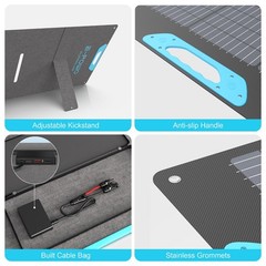 220W Portable Solar Panel USB XT60 for ECOFLOW Delta 2 3 Classic Powerstation