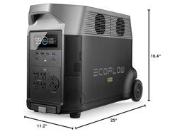 EF ECOFLOW Portable Power Station 3600Wh DELTA Pro, 120V AC Outlets X 5, 3600W,