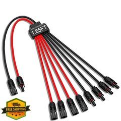 JXMXRPV 1 PCS Solar Connectors 2 to 8 Y Branch