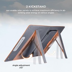 50W 18V Portable Solar Panel, FF FLASHFISH Foldable Solar Charger with 5V USB…