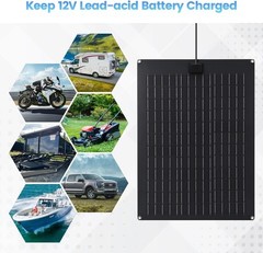 Solar Battery Charger Maintainer, 20W Solar Panel Kit for Dump Trailer Built….