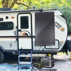100W Mono Solar Panel Kit High Efficiency Home RV Rooftop Camping Off-Grid Power