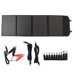 120W Portable Solar Panel 18V Foldable Solar Charger For Cell Phone Laptop W CX4