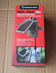 Stealth Cam SOL-PAK 5X 12V USB-C Solar Panel Charger Pack for Trail Camera