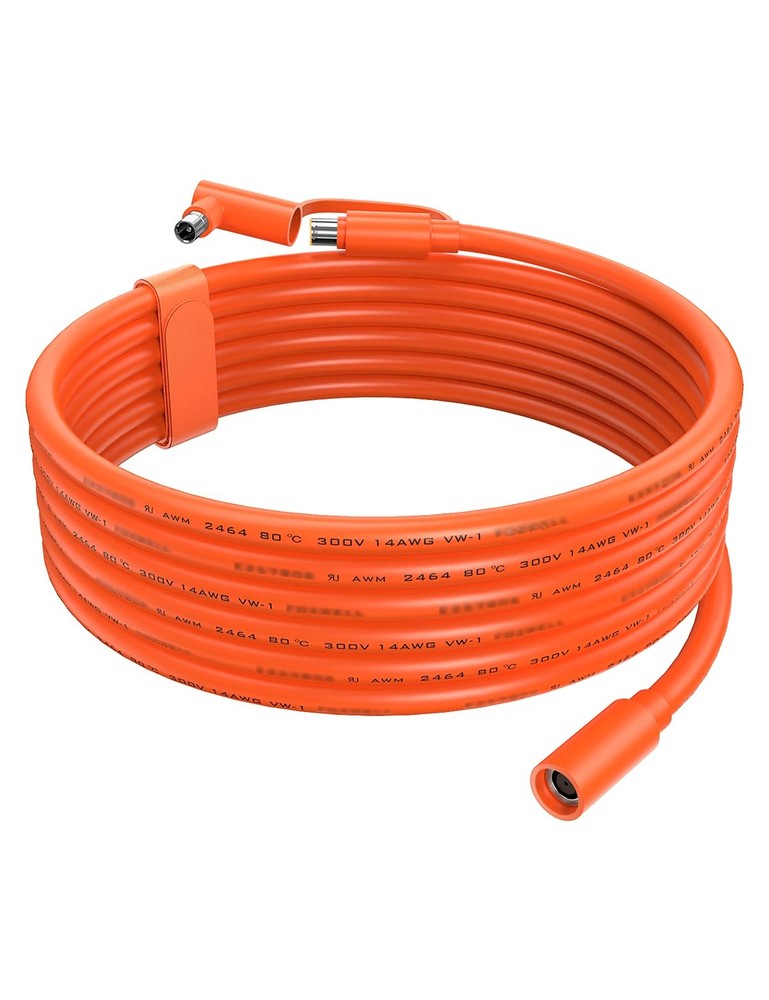 14AWG 8mm Extension Cable for Solar Generators 10FT 3M, DC7909 Solar Panel Ca…