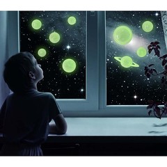 4M: Glow 3D Solar System – Glow-in-Dark Set, Ceiling Stick-Ons, Kids Room Decor