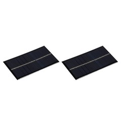 2 x Mini Solar Panel Cell 6V 160mA 0.96W 110mm x 60mm for DIY Project