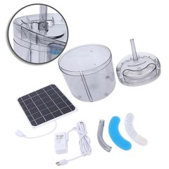 Solar Pet Water Dispenser for Outdoor Animals Including Cats Dogs and Chickens