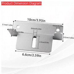 1/2Sets Solar Panel Z Bracket Mounting Mounts Set Solar Panel RV Boat Roof Wall