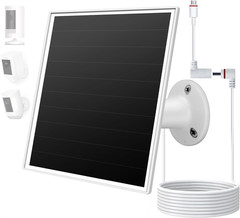 6W Solar Panel for Ring Camera, Solar Charger Compatible with Ring Spotlight/Sti