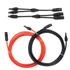 10FT 10AWG Solar Extension Cable with Female and Male Connector with Extra Fr…
