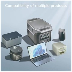 1000W 800Wh Portable Power Station Compatible With Solar Power Generation